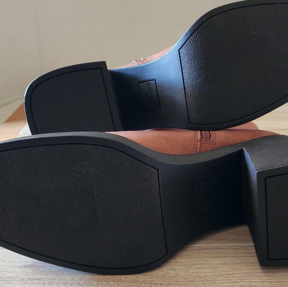 SUN STONE Women's TIANNA Mid-Calf Boots Russet 9.5 New In Box - Picture 4 of 4